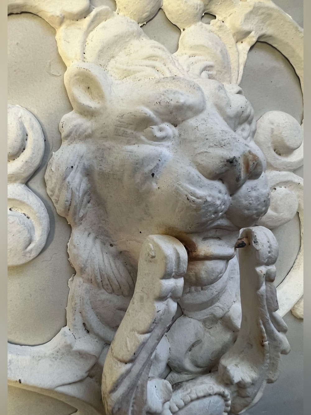 Vintage Lion Door Knocker  -
